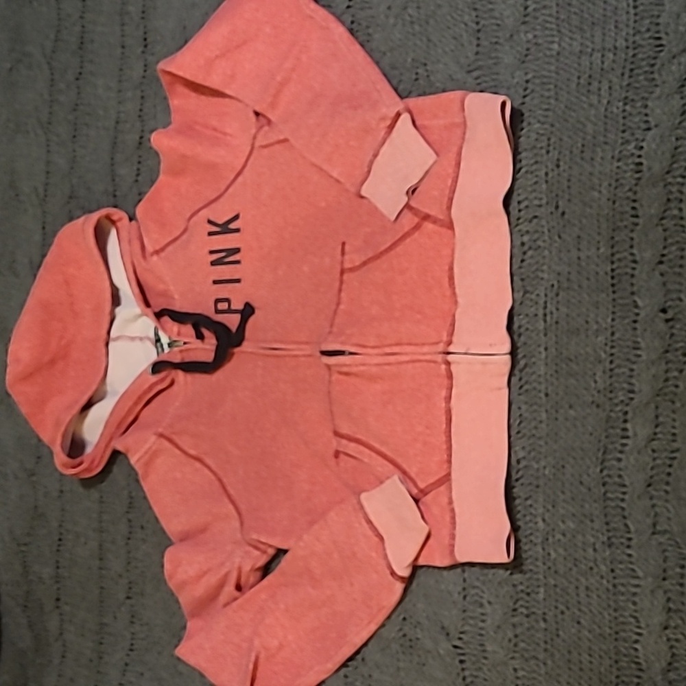 PINK full zip hoodie